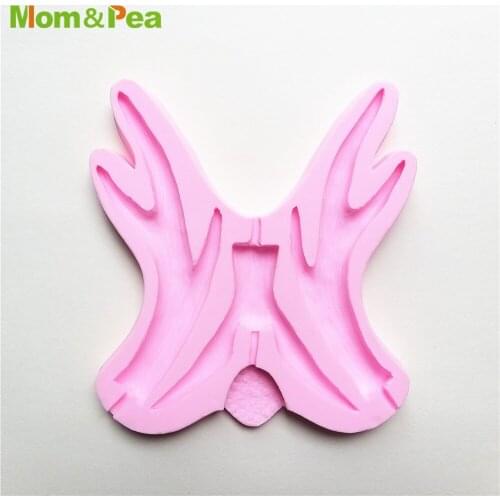 MPA2367 Deer Horn Shaped Silicone Mold Gum Paste Chocolate Ornamental Fondant Mould Cake Decoration Tools