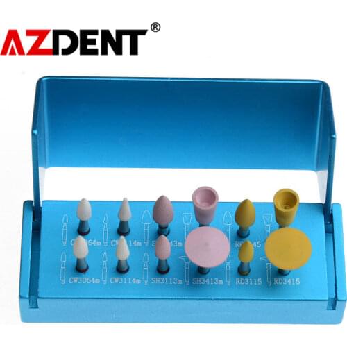 Dental Porcelain Polishing Kit for Low Speed Contra Angle
