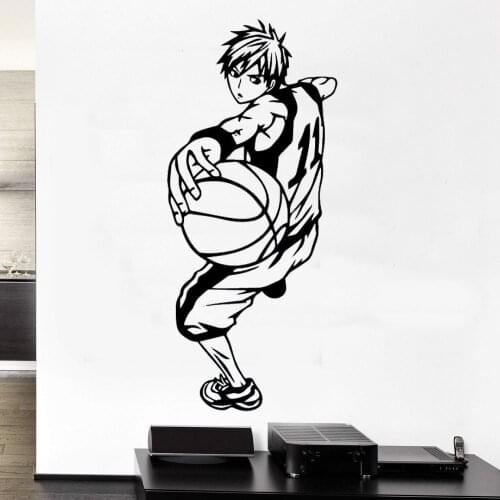 Kuroko Ball Pass Wall Decal Vinyl Sticker Basketball Sports Anime Home Decoration Removable A002007