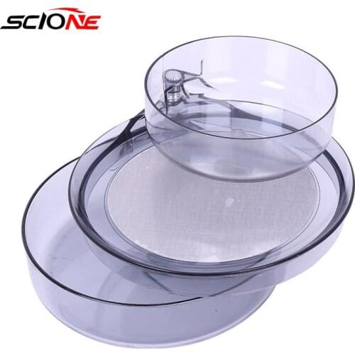 Full Magnetic Bait Tray Portable Fishing Loose Bait Tray Strong Magnetic Bait Box Fishing Box Fishing Chair Accessories X627G