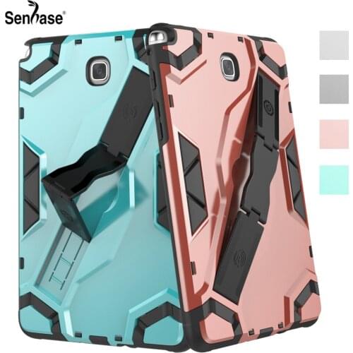 Shockproof Armor TPU+PC Portable Hand Strap Stand Tablet Cover For Samsung Galaxy Tab A 8.0 inch 2015 T350 T355 Protective Case