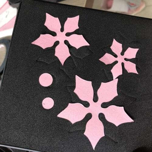 Christmas lflowers shape cutting die SMR-HO0053