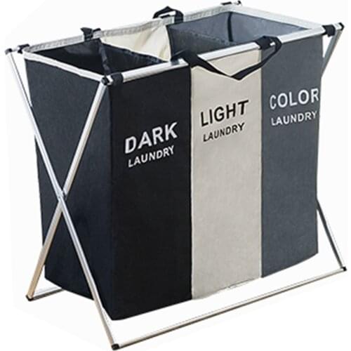 Foldable Basket Laundry Hamper Dirty Clothes Large Capacity Storage Organizer Bucket Homehold Storage Bag for Bathroom Bedroom
