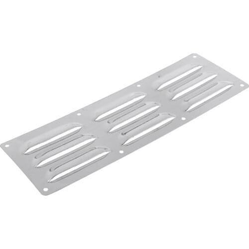 Replacement 304 Stainless Steel Boat Yacht Louver Vent Ventilation Air Vent 10.2 x 3.4 inch