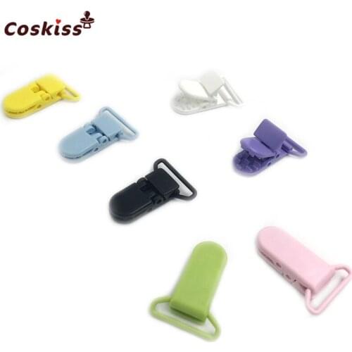 Baby Pacifier Clips Safe Baby Plastic Mix Color Pacifier Clips Eco-friendly Baby Holder Clips Soother For Baby Necklace/Bracelet