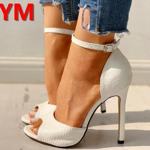 Dropshipping Sexy New Shoes Woman High Heels Pumps Sandals Fashion Ladies Increased Stiletto Super Peep Toe Summer Shoes