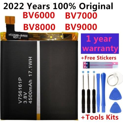 100% Original New Battery For Blackview BV6000 BV6000S BV7000 BV8000 BV9000 Pro Batterie Bateria Phone batteries +Free Tools