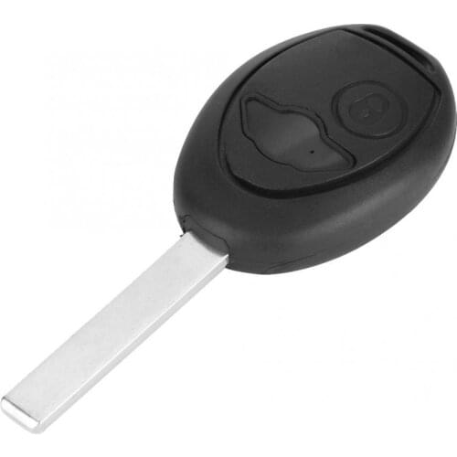 2 Buttons Black Car Remote Key Fob Case Cover Shell Fit for MINI One Cooper S R50