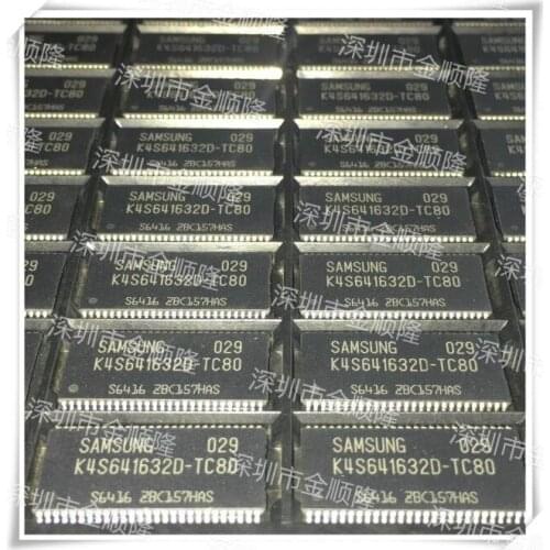 5pieces K4S641632D TC80 64Mbit SDRAM 1M x 16Bit x 4