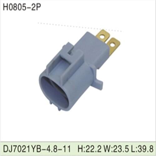 500PCS DJ7021YB-4.8-11 4.8mm 2Pin AMP Car Electrical Wire Connectors for Audi ,BMW,Honda,Toyota,NISSAN AND other models