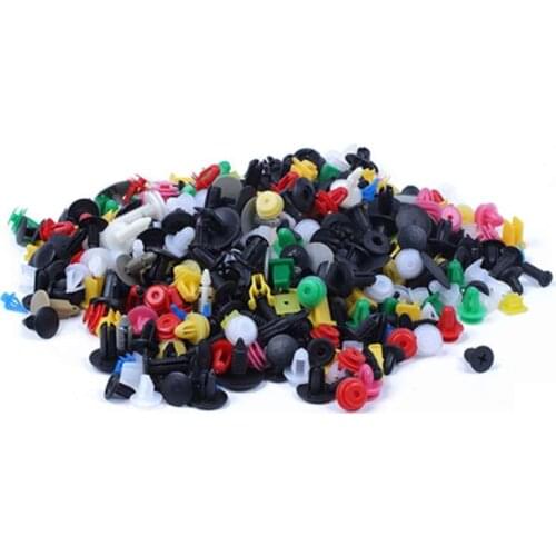 500PCS Car Mixed Universal Door Trim Panel Clip Fasteners Auto Bumper Rivet Retainer Push Engine Cover Fender Fastener Clip