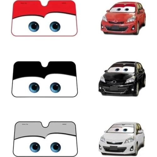 6 Color Car Eyes Heated Windshield Sunshade Car Window Windscreen Cover Sun Shade Auto Sun Visor Car-covers Car Solar Protection