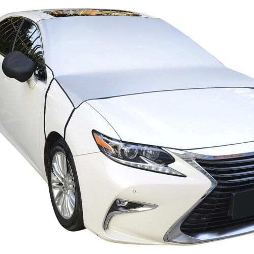 80% Dropshipping!!Multifunctional Car Front Windshield Cover with Double Rear View Mirror Bags