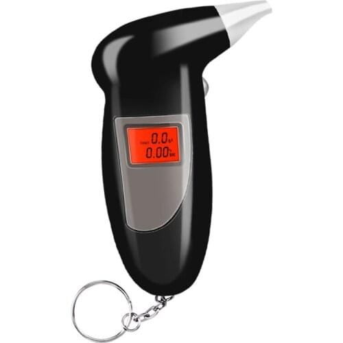 Alcohol Tester Drunk Driving Detector Portable Digital Display Measuring Instrument Blowing Type Measuring Device Dual Use