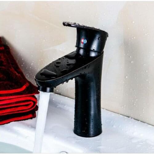 Vidric Oil Rubbed Bronze Bathroom faucet European retro style sink faucet red brown basin faucet mixer tap