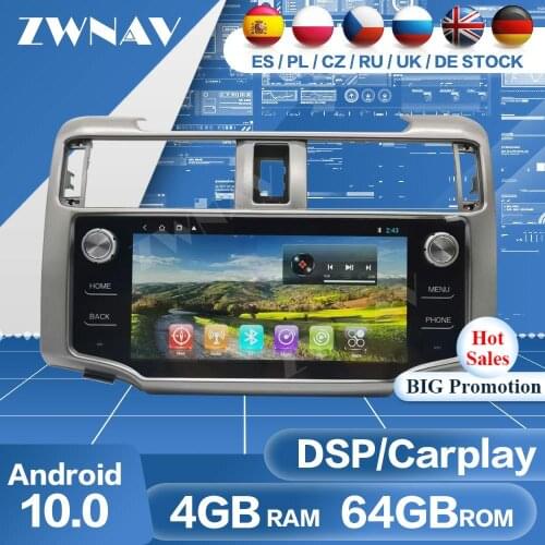 Carplay Android Multimedia For Toyota 4 Runner 2009 2010 2012 2013 2014 2015 2016 2017 GPS Navi Auto Car Radio Player Head Unit