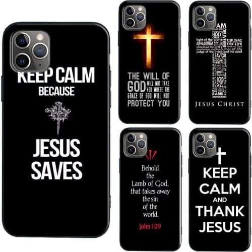 Christian God Love Lord Jesus Christ holy Case For iPhone 11 12 Pro Max mini SE 2020 6S 8 7 Plus X XR XS Max Back Cover Shell