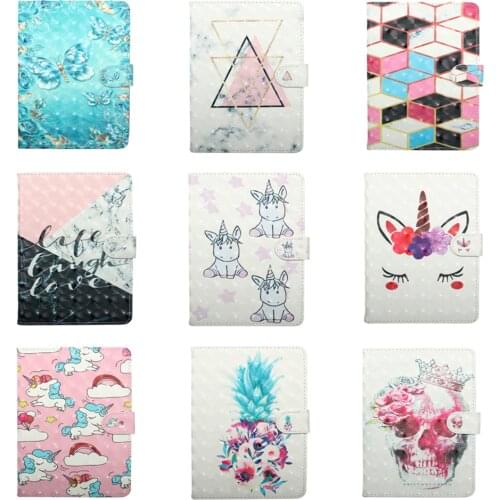 Tab A 8.0 SM-T380 Tablet Case PU Leather Unicorn Wallet Flip Cover for Samsung Galaxy Tab A 8.0 T380 T385 SM-T385 8'' 2017