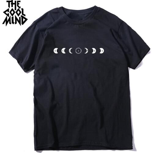 COOLMIND 100% cotton summer loose men t-shirt casual short sleeve men tshirt cool comfortable men t shirt male tee shirts
