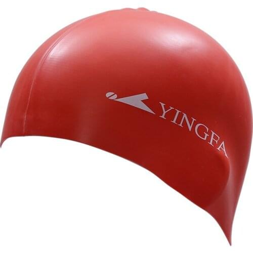 Man women high spandex large size swimming wear hat Adults Waterproof swimming caps silicone swimming hat Protect Ears