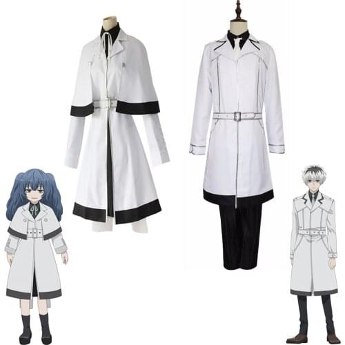 JP Anime Tokyo Ghoul Re Sasaki Haise Ken Kaneki Cosplay Costume Men Women Full Set White Halloween Party Uniform Wig