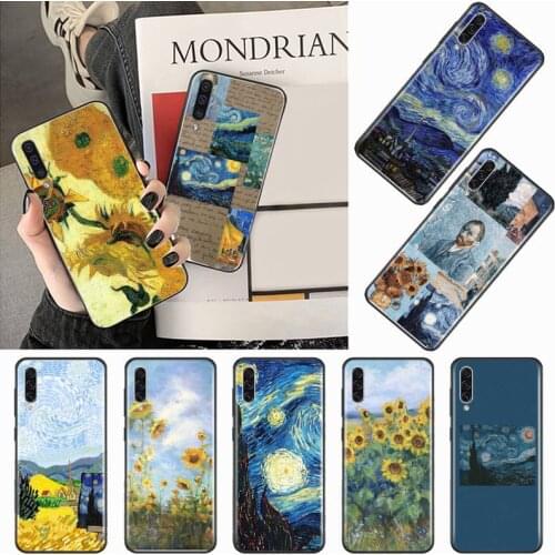 Oil Painting Art Printed Phone Case For Samsung S6 S7 edge S8 S9 S10 e plus A10 A50 A70 note8 J7 2017