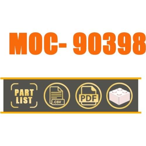 10PCS MOC 90398 1x1 Figurine Minifig Trophy Statuette DIY Building Blocks Parts Compatible With Brand Educational Tech Kids Toys