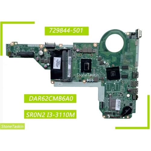 Best Value 729844-501 for HP 15-E 17-E Laptop Motherboard DAR62CMB6A0 SR0N2 I3-3110M 216-0841027 DDR3 100% Tested
