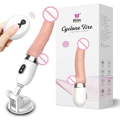 Realistic Rotation Heating Dildo Vibrator Sex Toys for Women Vagina Anal G Spot Stimulate Big Penis Sex Machine Adult for Women