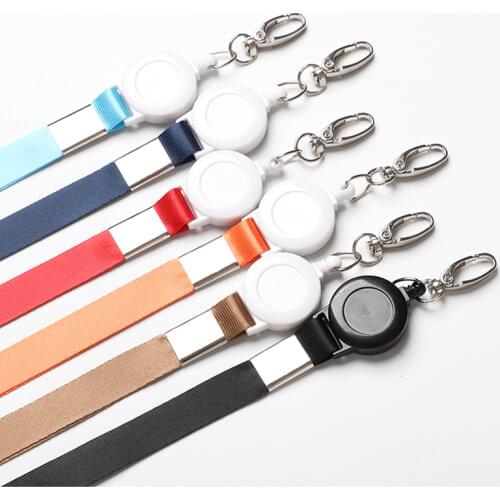 Lanyards for Keys ID Card DIY Hang Rope Lanyard Retractable Badge Holder