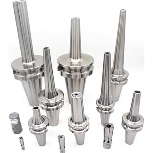 1pcs BT40 BT30 DC06 DC8 DC12 slim collet chuk tool holders for cnc machine deep processing