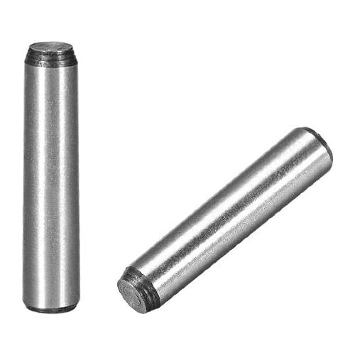 Uxcell 20Pcs 45# Carbon Steel GB117 30mm Length 6mm Small End Diameter 1:50 Taper Pin Release easily, without galling Gray