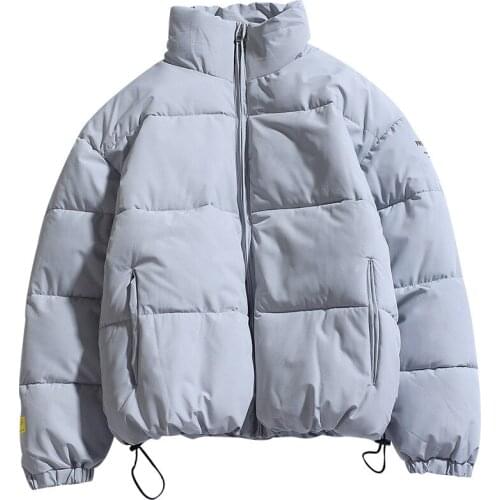 Winter New Men Solid Color Parkas Quality Brand Mens Stand Collar Warm Thick Jacket Male Fashion Casual Parka Coat