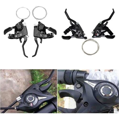 1Pair EF51Bicycle Derailleurs Lever & Brake Lever 3*7 21 Speed 3*8 24 Speed MTB Mountain Bike er ST-EF51