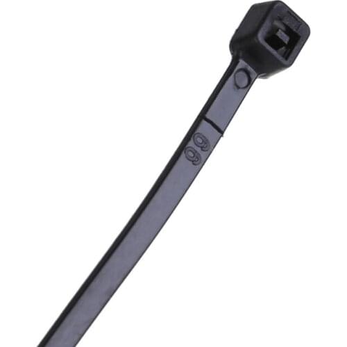 100pcs Cable Ties Bicycle Nylon Auto Lock 3x200mm Zip Wire Strap Multifunctional