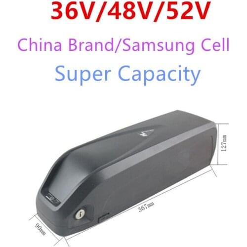 36V 48V 52V17.5ah 20ah 24.5ah 30ah 31.5ah Super Capacity Hailong Max e bike Battery 500W 750W 1000W 1500W electric Bike Battery