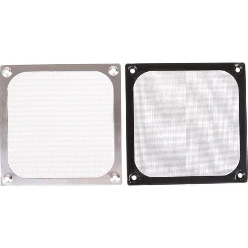 Aluminum 120mm Computer Fan Cooling Dustproof Filter Shield Case Grill Guard