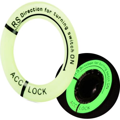 Car Motorcycle Luminous Ignition Switch Sticker for Honda Hrv Civic Accord Cr-v Freed Pilot Odyssey Fit City BR-V Mobilio WR-V