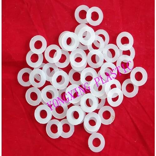 Freeshipping 100pcs Plastic Nylon Washer M6 M8 Φ3 Φ4 Φ5 Φ6 Φ8 Φ10Plane Spacer Insulation Gasket Ring For Screw Bolt