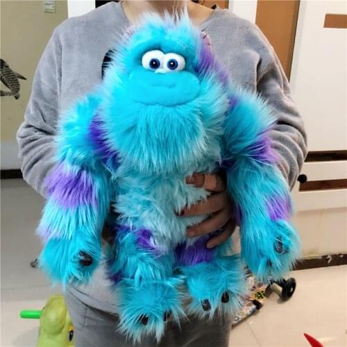 DISNEY Monsters Inc. Fluffy Long Hair James P. Sullivan Stuffed Plush Toys Kawaii Sullivan Plush Dolls Cute Gifts for Children