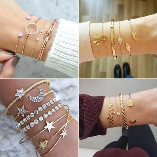 GLOWCAT Golden Bracelets