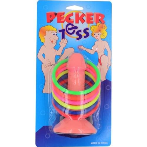 Fun Bachelorette Party Supplies Penis Pecker Toss Dick Head Hoopla Bride To Be Hen Night Party Ring Toss Game Decorations Favors