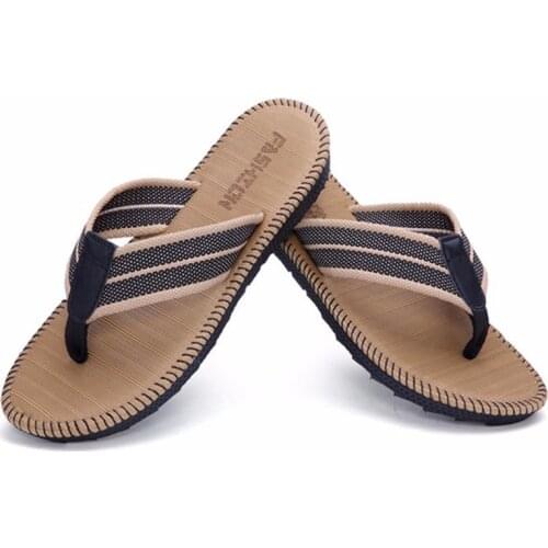 Summer Couple Flip-flops Men And Women Beckham With The Same Paragraph Beach Slippers Mens Sandals Clip Toe Drag Mens Shoes