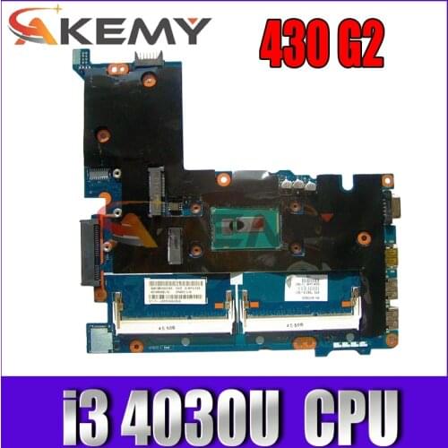 For HP ProBook 430 G2 la-b171p Laptop motherboard CPU I3 4030U ZPM30 LA-B171P 100% Test OK