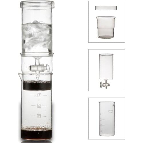 Reusable Cold Brew Detachable Coffee Maker Machine for Ice Drip Espresso(400Ml 12Oz)