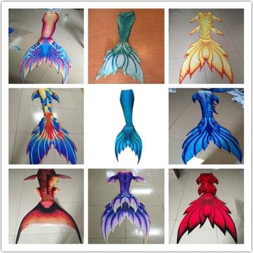 Fashion Womens Girls Mermaid Tail With Monofin Adult Swimwear Swimsuit Fancy Costumes for Swimming Mermaid Tail Swimwear Cospaly