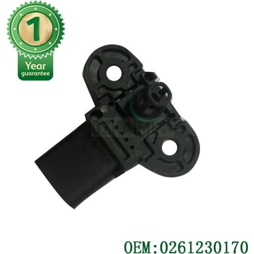 OEM 0261230169 0261230170 1K0906207A Intake Manifold Saborway Air Boost Pressure Sensor For Golf A3 1.4 For Volkswagen Audi 05