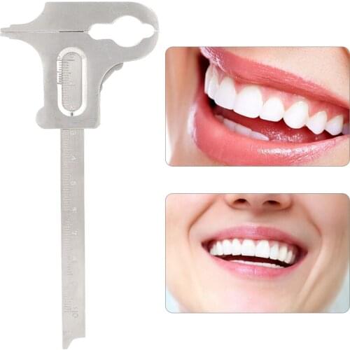 Adult Ultra Precision Stainless Steel Dentist Vernier Caliper Orthodontic Technician Measuring Ruler Measurement Tool For Dental