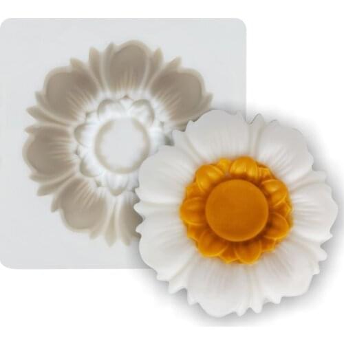 Flowers Shape Fondant Silicone Mold Chrysanthemum Silicone Mold Cake Decorating Tools Mousse Dessert Decoration Mold Cake Tools