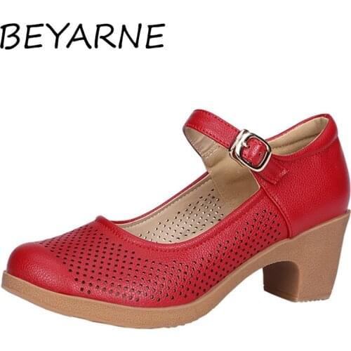 BEYARNE high heel dance shoes ballroom dancing shoes for girls woman latin dance shoes salsa tango mary jane shoes for women